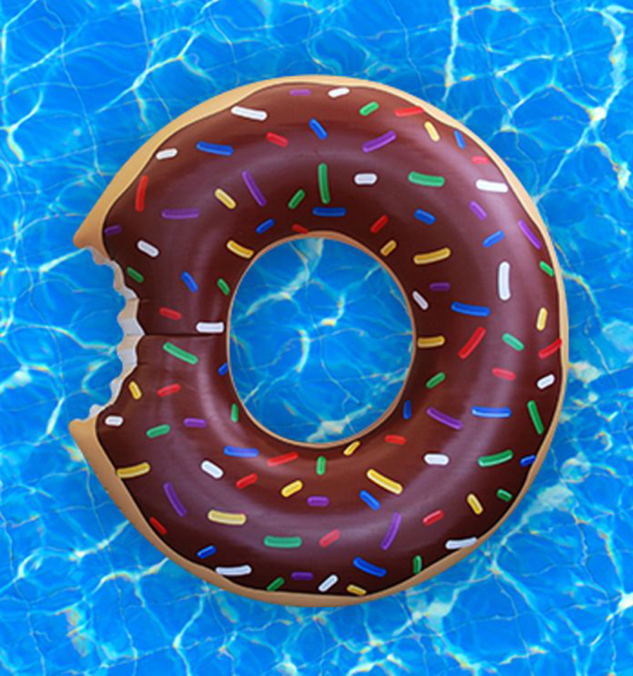 flotador gigtante donut choco