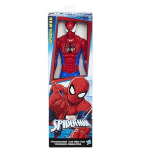 figura articulada spiderman caja