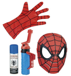 spiderman máscara y lanzador de redes