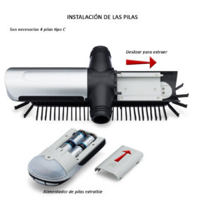 corbatero instalación pilas